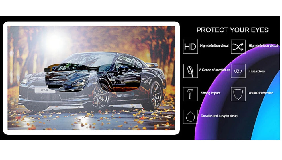 Fashion Vintage Square Sunglasses Men Women Luxury Brand Designer Men's Sun Glasses Driving Fishing UV400 Eyewear Man