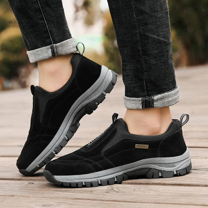 Men's non-slip casual sports shoes wear-resistant hiking shoes Outdoor 2024 fashion comfortable flat walking shoes for men