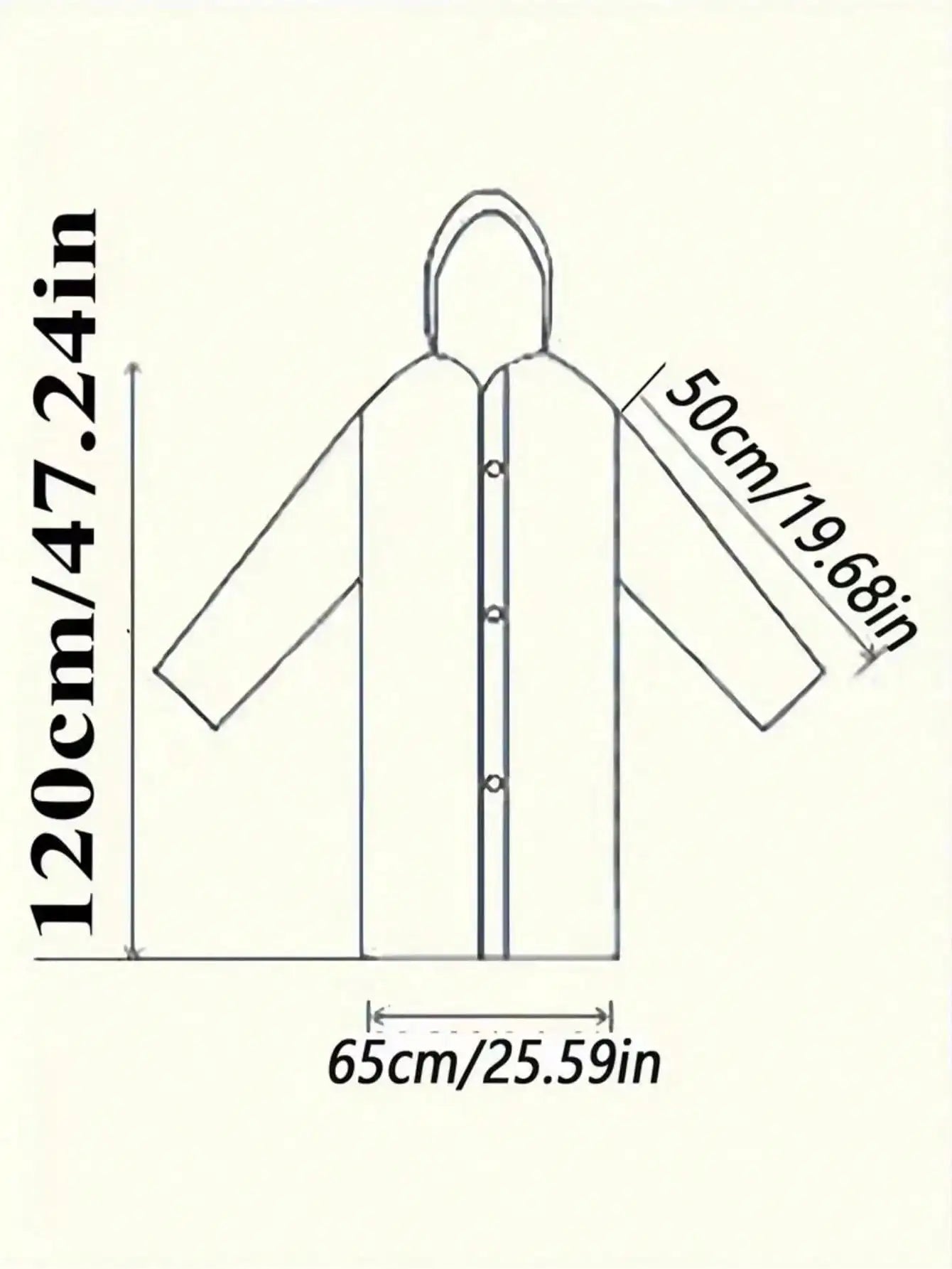 Adult Rain Jacket, Windproof And Waterproof EVA Full Body All In One Raincoat, Outdoor Cycling, Portable Raincoat