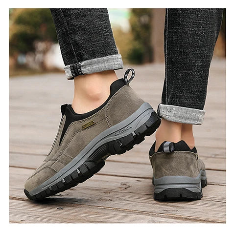 Men's non-slip casual sports shoes wear-resistant hiking shoes Outdoor 2024 fashion comfortable flat walking shoes for men