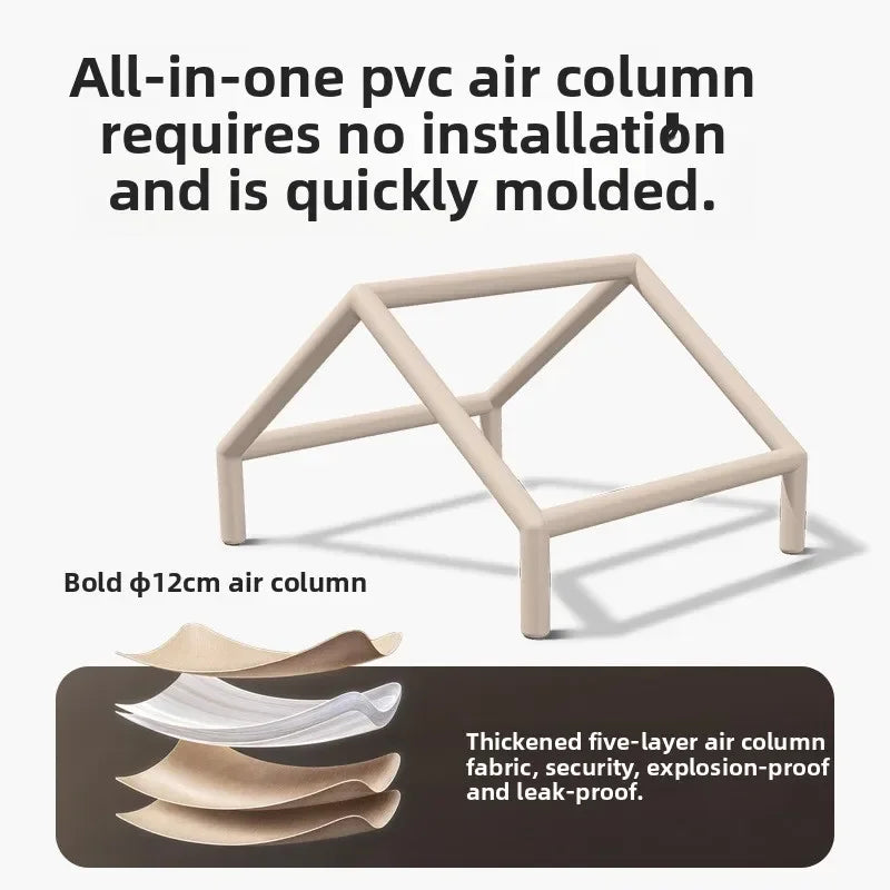 Outdoor Camping Automatic Inflatable Tent Outdoor Cabin Thickened Camping Rainproof Exquisite Camping 3-4 People Park Picnic