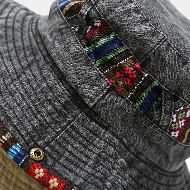 2024 Fashion Summer Bucket Hat Outdoor Camping Cap Hiking Fishing Hats Fishing Accessories Bike Accessories Cowboy Hats Sun Caps