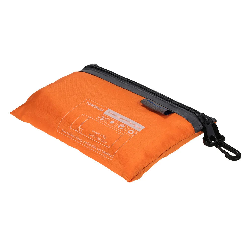 Sleeping Bag Lightweight Outdoor Liner Polyester Pongee Portable Single Sleeping Bags Camping Travel Hotel Sleep Bag 75*210CM