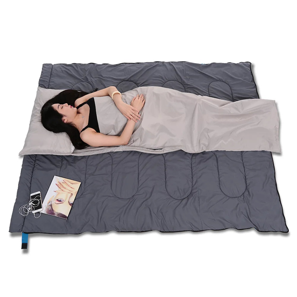 Sleeping Bag Lightweight Outdoor Liner Polyester Pongee Portable Single Sleeping Bags Camping Travel Hotel Sleep Bag 75*210CM