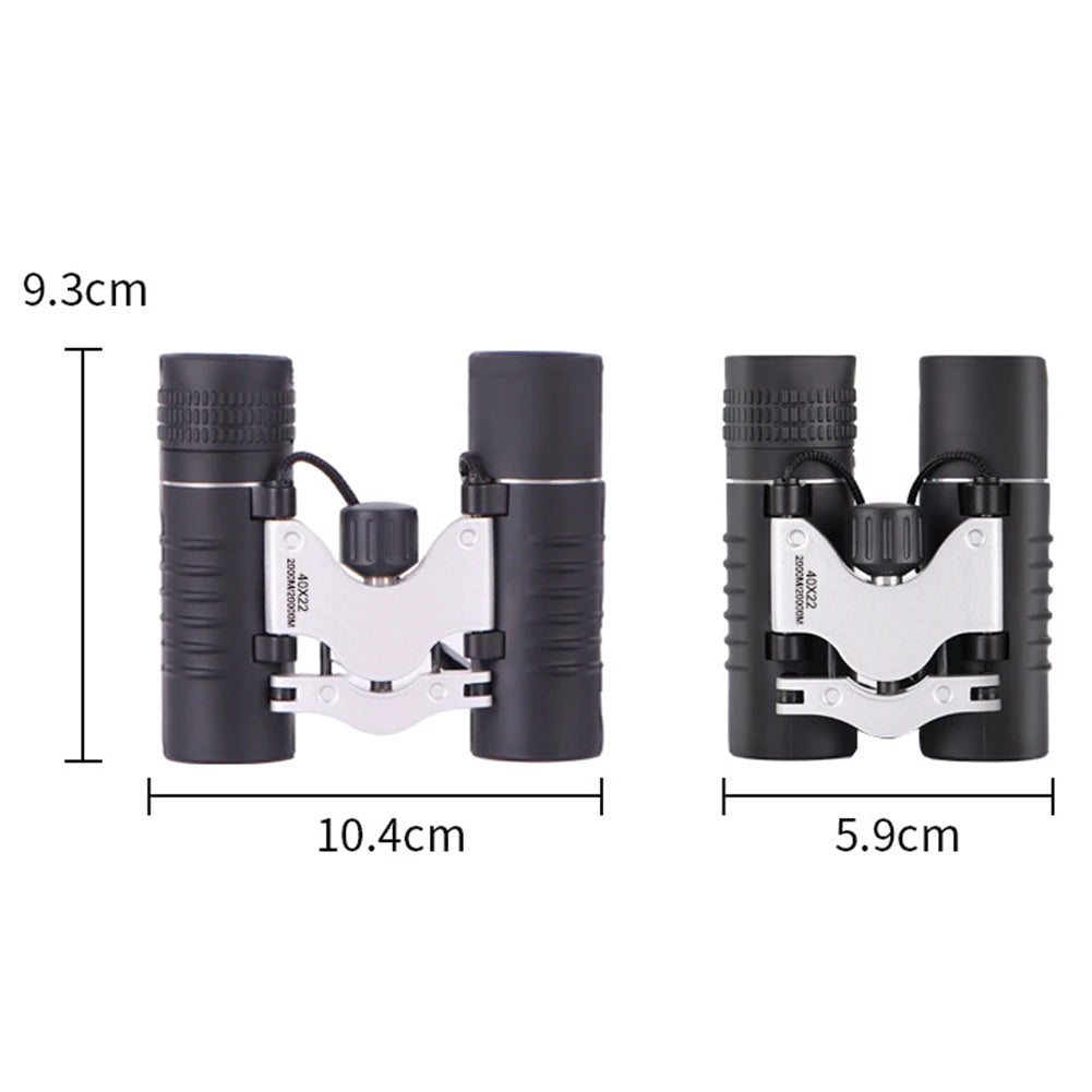 8x21 High Definition Large Field View Binoculars Easy Focus Mini Pocket Binoculars for Bird Watching Hunting Concert Theater
