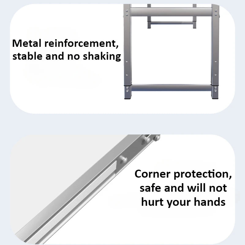 Camping Table Folding Table Outdoor Lightweight Portable Dining Table Height Adjustable Die-cast Metal Table for Camping BBQ