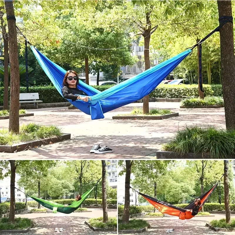 Camping Hammock Lightweight Portable Hammock with Tree Straps Camping Gear for Outside Hiking Beach Backpack Travel