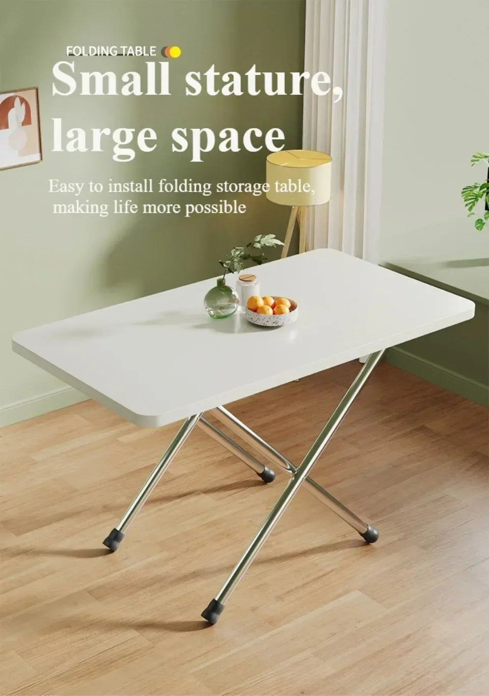 Folding Table Camping Not Easy Shake Durable Rectangular ShapeTable High Load-bearing Capacity Portable Camping Table Foldable