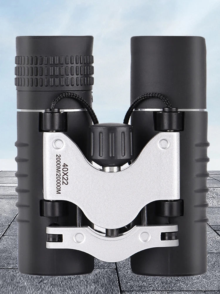 8x21 High Definition Large Field View Binoculars Easy Focus Mini Pocket Binoculars for Bird Watching Hunting Concert Theater