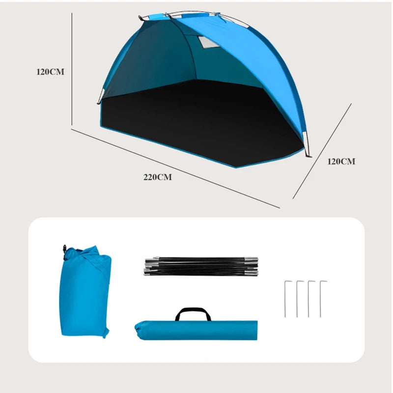 Outdoor shade tent Sunshade for Fishing Picnic Beach Park Sun Shelters UV-protective Tourist Ultralight Awning Camping Tent