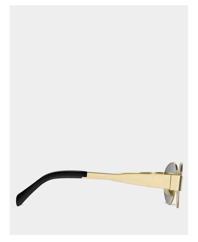 New Sunglasses For Women And Men UV400 Sun Glasses Alloy Oval Eyewear