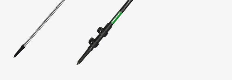 Outdoor Foldable Walking Stick Camping Portable Trekking Poles Adjustable Telescopic Alpenstock For Hiking Mountaineering