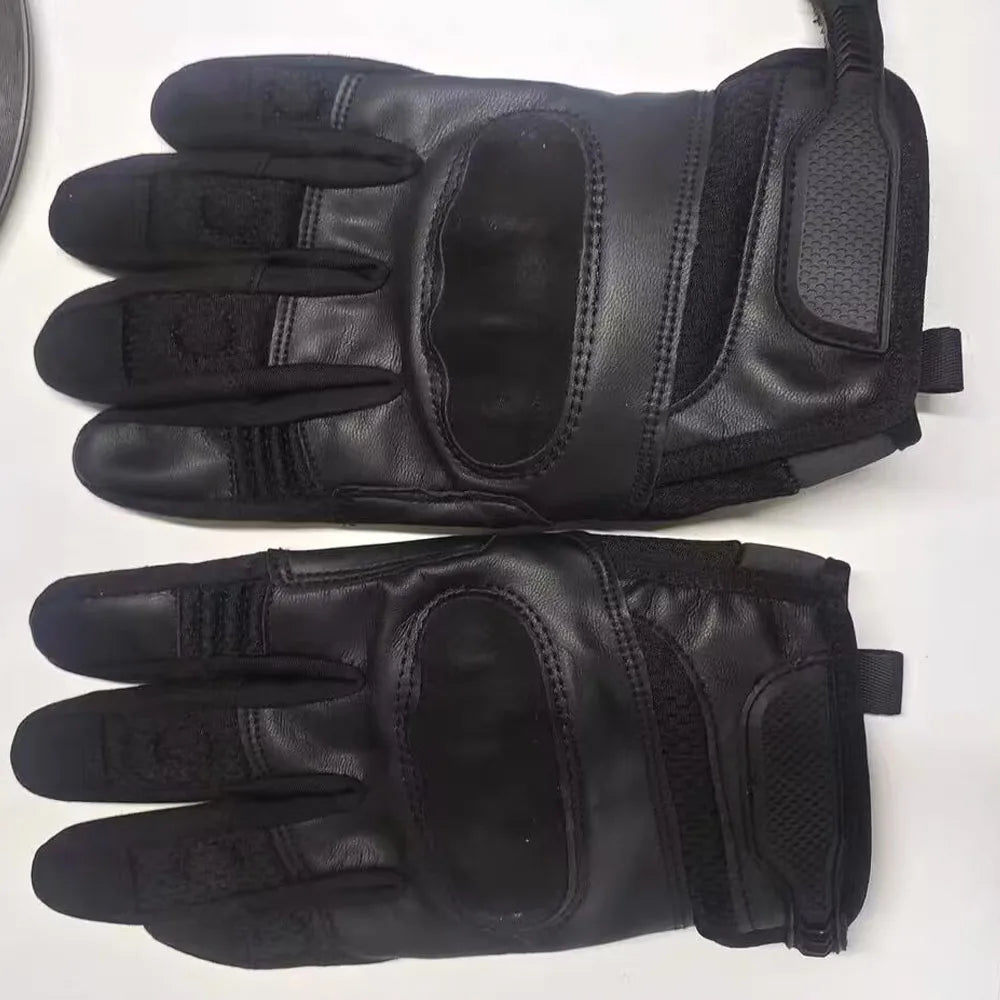 Tactical Gloves Touch Screen PU Leather Protective Shell Non-slip Gear Outdoor Hunting Paintball Motorcycle Sport Cycling Work