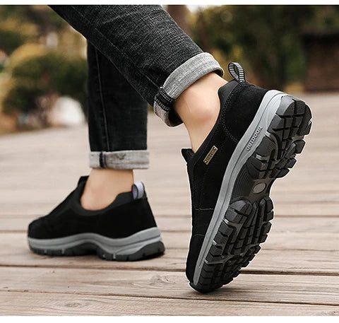 Men's non-slip casual sports shoes wear-resistant hiking shoes Outdoor 2024 fashion comfortable flat walking shoes for men