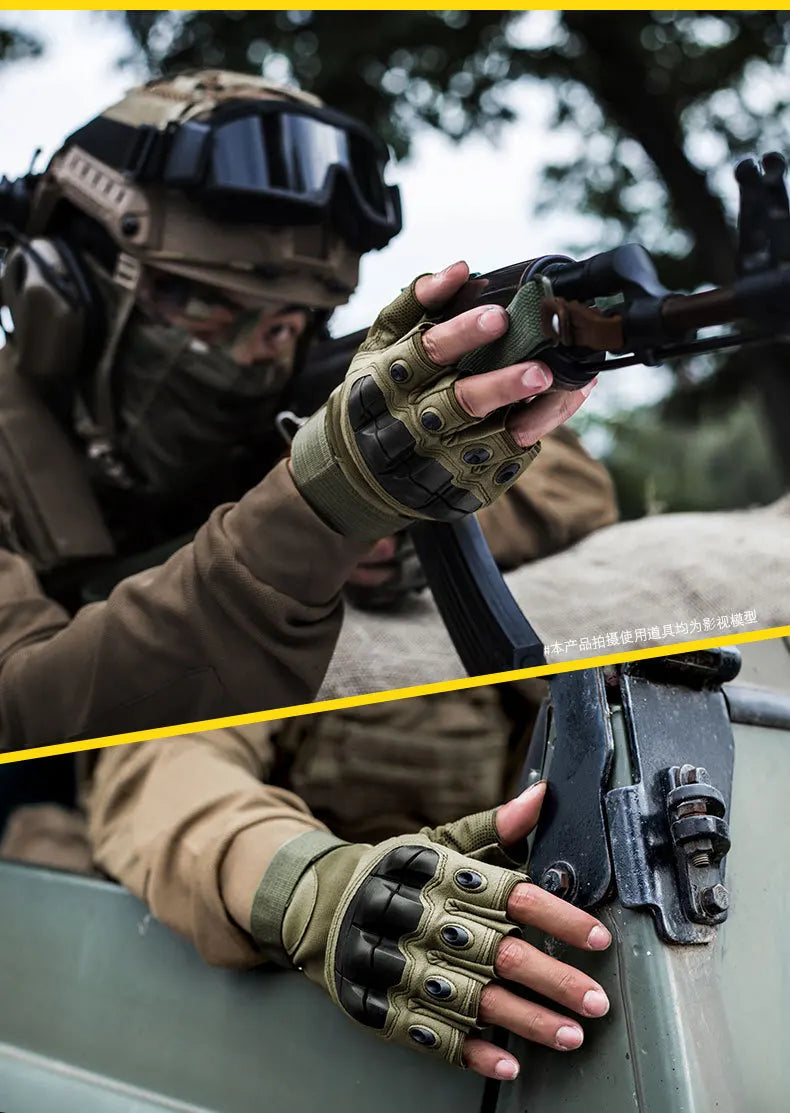 Tactical Gloves for Men Women Spring Summer Protective Soft Shell Anti Slip Outdoor Motorcycle Sports Training Military Cycling