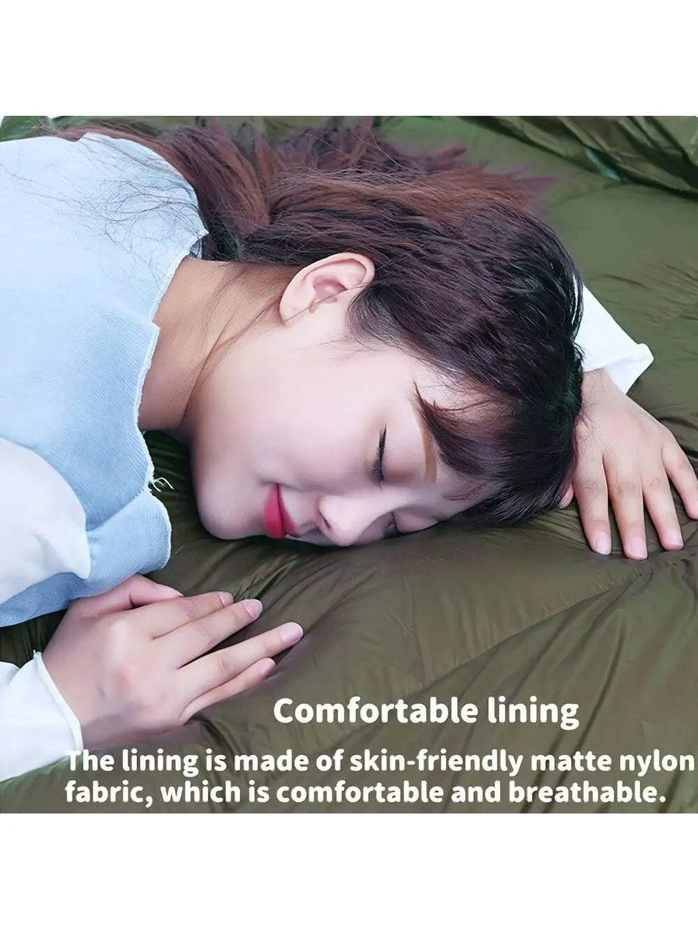 Outdoor camping, Can stretch hands and legs, 90% Duck down 1000g filling, Ultra-light and warm  Mummy down sleeping bag