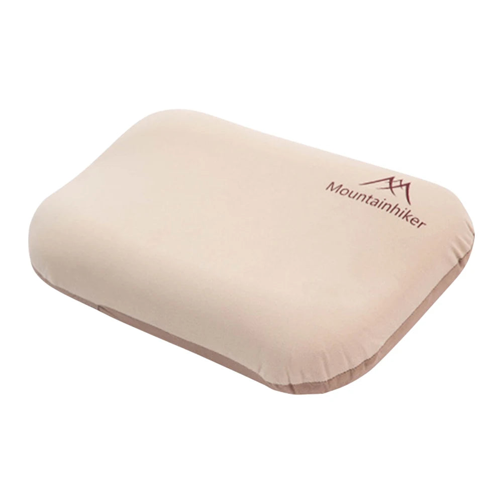 Camping Air Pillow High Rebound Compressible Travel Sponge Pillow Neck Protect Portable Self Inflating Pillow for Camping Hiking