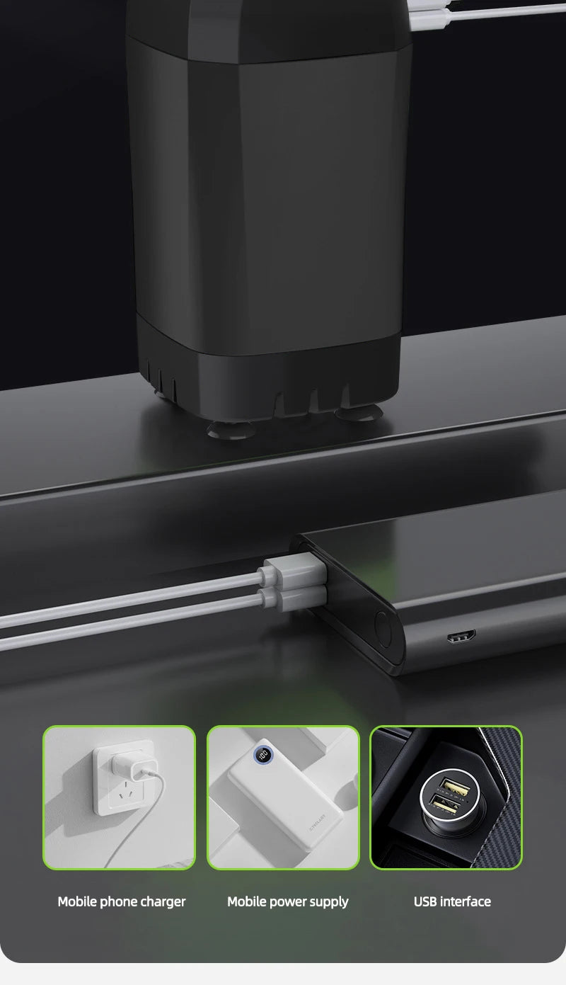 Portable Shower for Camping 6000mAh Rechargeable Camping Shower with Shower Head Intelligent LED Display Electric Shower Pump