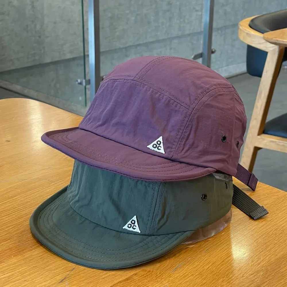 Casual Short Brim Camping Hat Quick-Dry Soft Sun Hats Adjustable Baseball Cap Men and Women