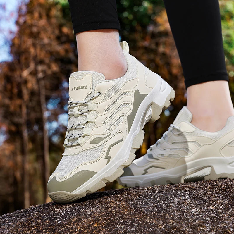 2025 Hiking Shoes Unisex Outdoor Hiking Sports Hiking Shoes Non-slip Waterproof Camping Shoes Outdoor Sports Shoes Walking Shoes