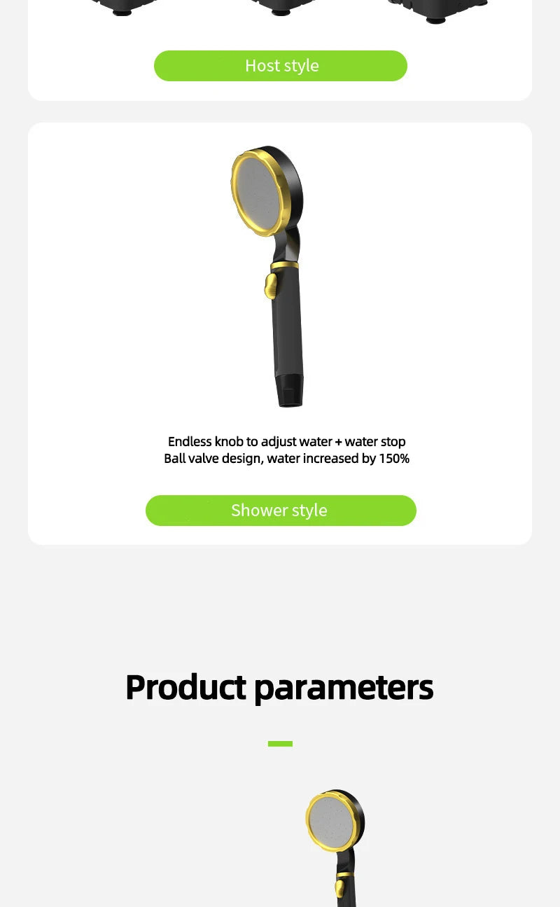 Portable Shower for Camping 6000mAh Rechargeable Camping Shower with Shower Head Intelligent LED Display Electric Shower Pump