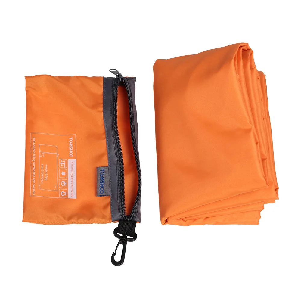 Sleeping Bag Lightweight Outdoor Liner Polyester Pongee Portable Single Sleeping Bags Camping Travel Hotel Sleep Bag 75*210CM
