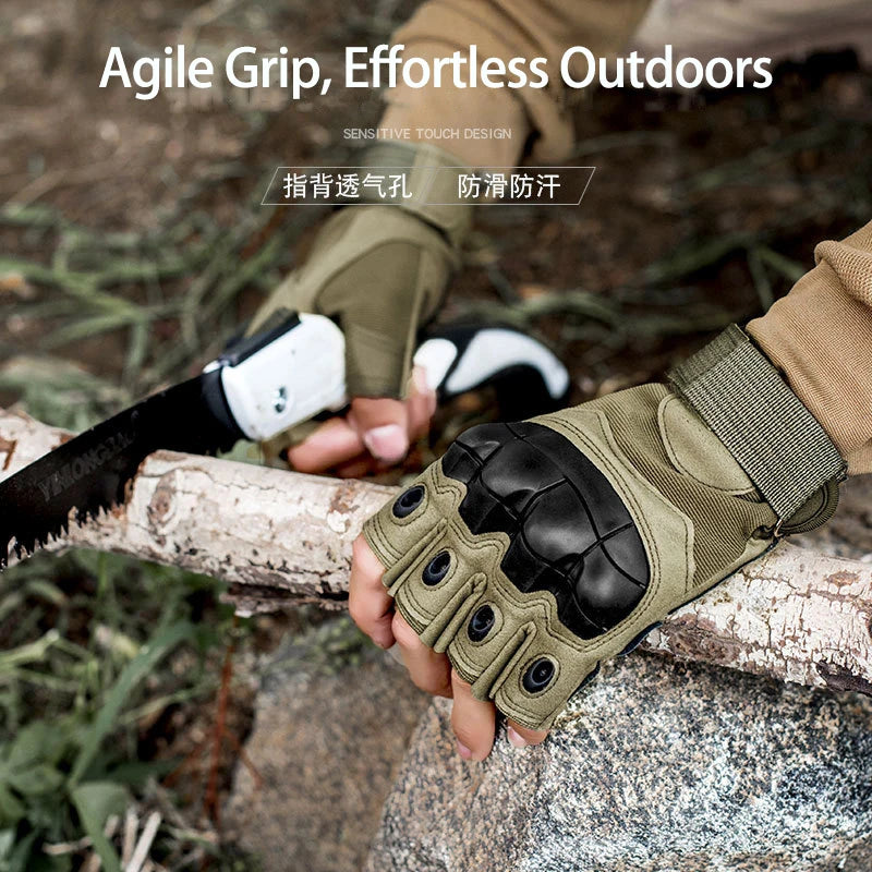Tactical Gloves for Men Women Spring Summer Protective Soft Shell Anti Slip Outdoor Motorcycle Sports Training Military Cycling