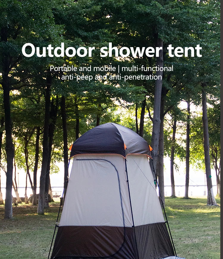 Portable Shower Tent for Outdoor Bathing Camping Toilet Pop-Up Privacy Shelter Beach Dressing Room Waterproof Lightweight WC