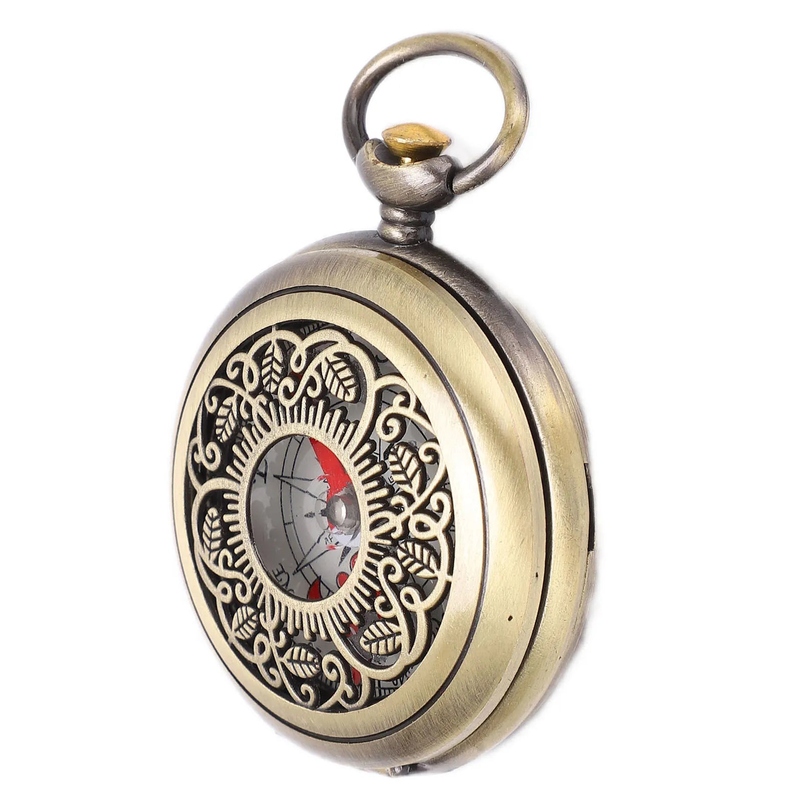 Compass New Outdoor Camping Hiking Portable Pocket Brass Gold Color Copper Compass Navigation With Waterproof Characteristics