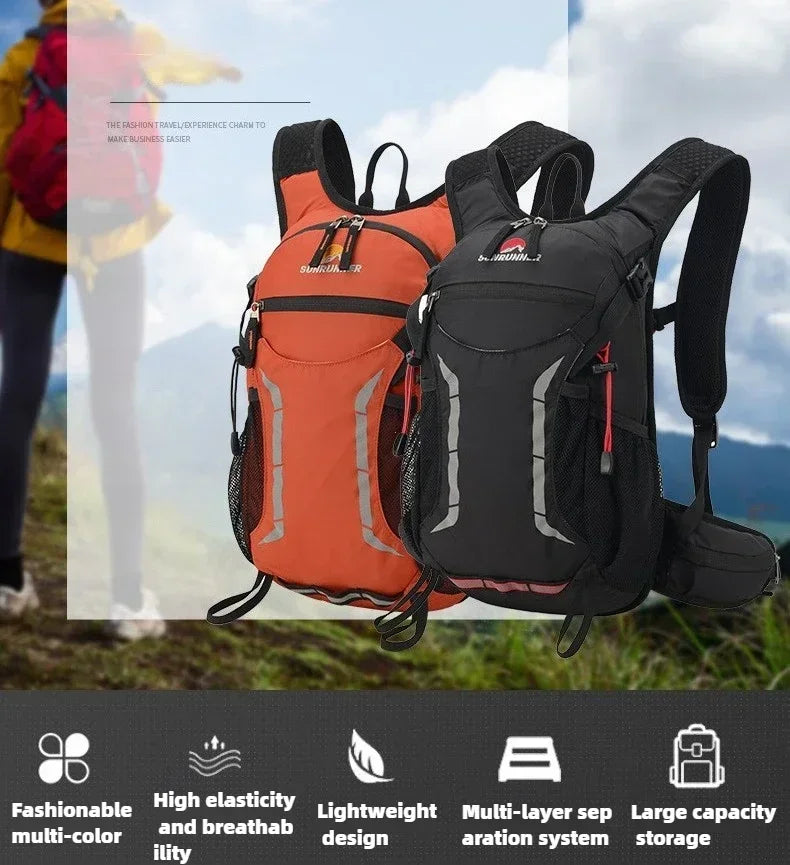 25L waterproof and breathable outdoor camping backpack, large capacity outdoor hiking and adventure sports backpack