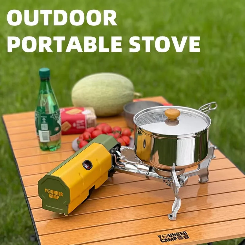 Outdoor Stove Camping Simple Design Compact Lightweight Easy To Carry High-strength Corrosion-resistant Diverse Safety Functions