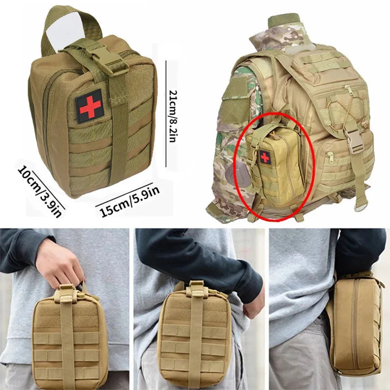 Tactical First Aid Kit Medical Kit Emergency Outdoor Military Hunting Vehicle Camping Survival Tool Military Edc Bag