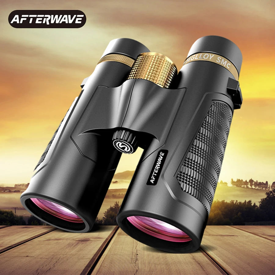 Binoculars 12x42 Metal Wheels with High Definition and High Quality Are Suitable for Hiking, Bird Watching and Concerts