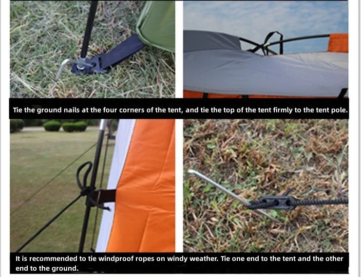 Portable Privacy Shower Tent Outdoor Waterproof Changing Room Shelter for Outdoor Camping Hiking Beach Toilet Shower Bathroom