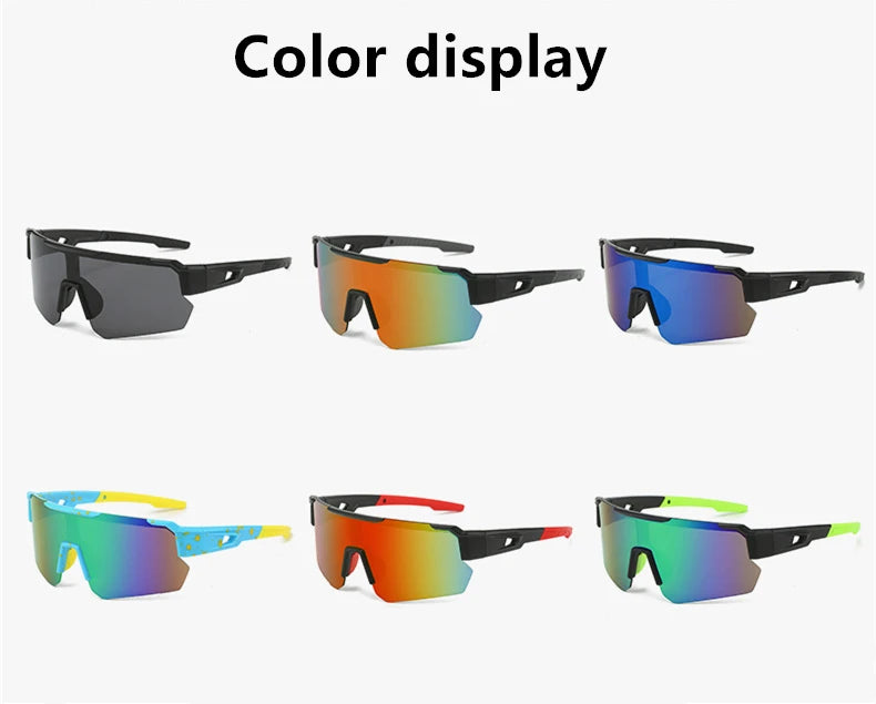 Sunglasses for Men Sport Cycling Glasses Bike Mountain Bicycle Hiking Camping Golf UV Protection Glasses Women Baseball