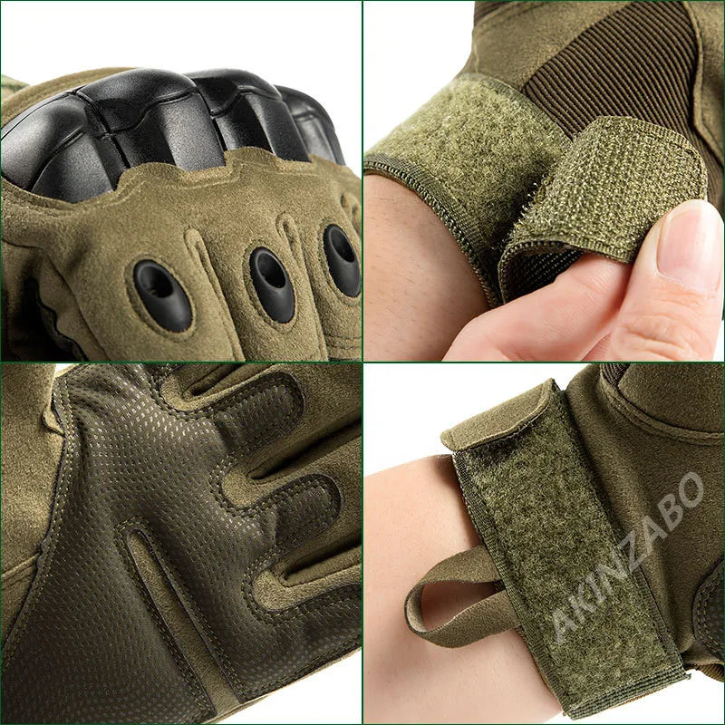 Tactical Gloves Shooting Gloves Touch Design Fitness Protection Sports Motorcycle Hunting Full Finger Walking  Motorcycle Gloves