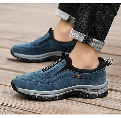 Men's non-slip casual sports shoes wear-resistant hiking shoes Outdoor 2024 fashion comfortable flat walking shoes for men
