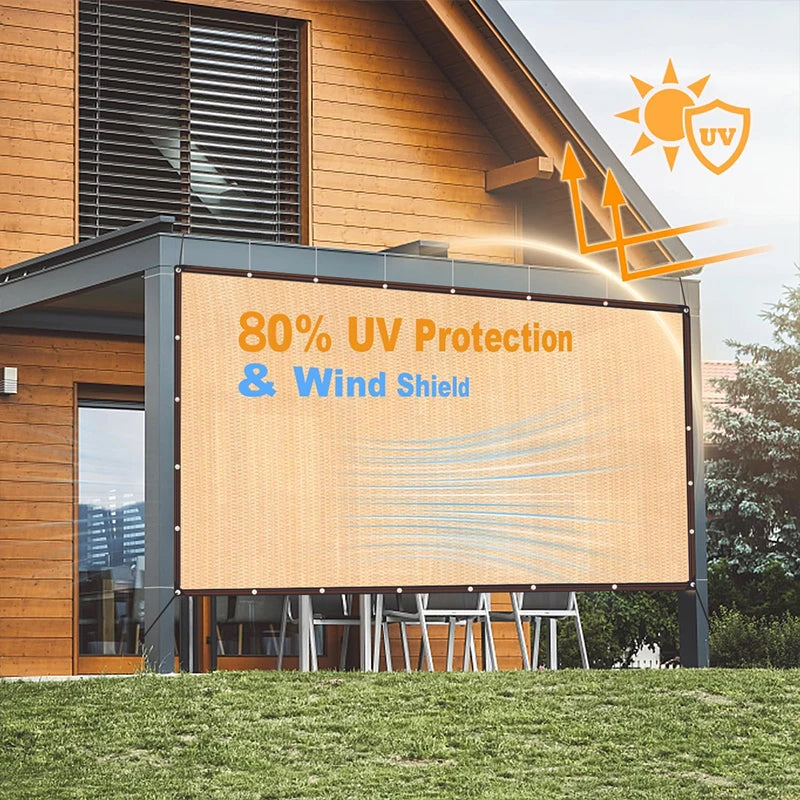 Sunshade Net for Garden Waterproof  Square Sun Shelter UV Protection Outdoor Canopy Patio Pool Sail Awning Camping Accessories