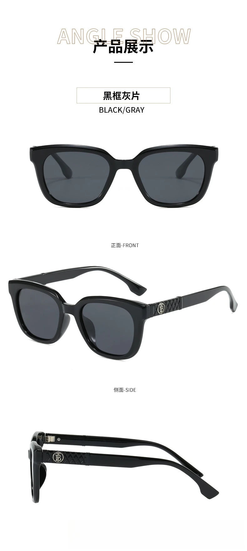 ‌2025 Square Sunglasses: Balenciaga-Inspired TAC Polarized Lenses, UV400 & Anti-Glare for Street Style & Instagram Edge.‌