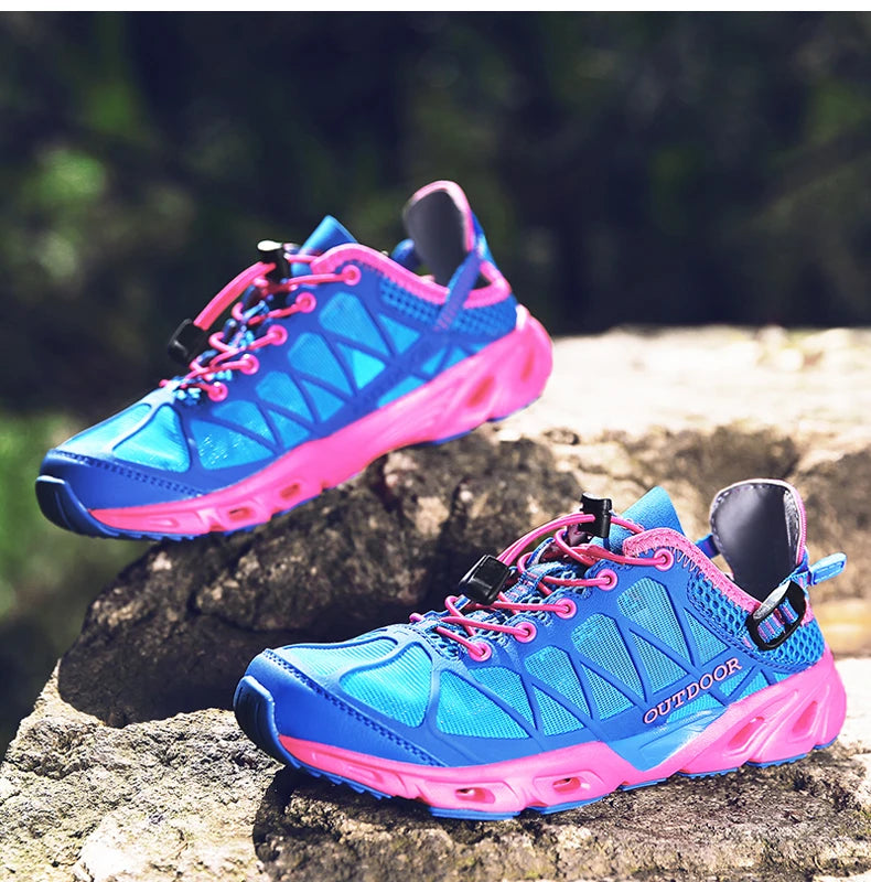 Summer Outdoor Trekking Shoes Women Men Hiking Aqua Shoes Finishing Camping Tourism Treking Sneakers Mountain Tracking Wading