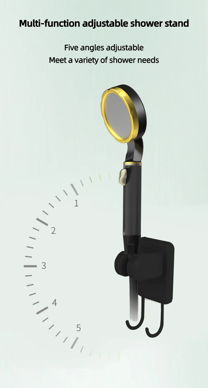 Portable Shower for Camping 6000mAh Rechargeable Camping Shower with Shower Head Intelligent LED Display Electric Shower Pump