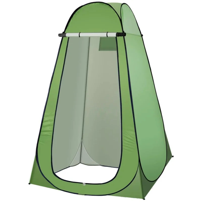 Pop Up Privacy Shower Tent, Portable Camping Shower Tent, Camping Toilet Changing Room Sun Shelter with Window for Camping