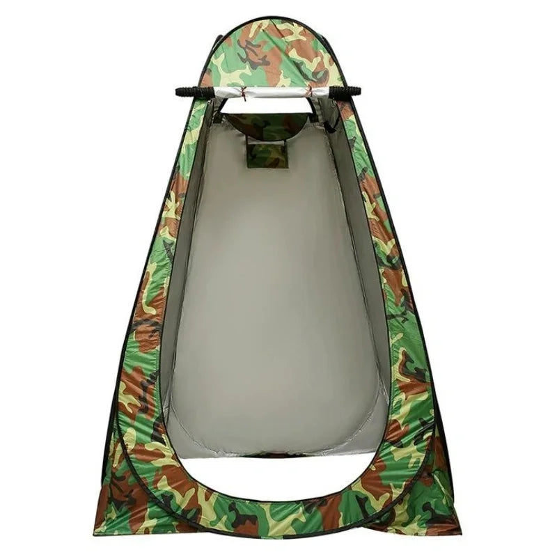 Pop Up Privacy Shower Tent, Portable Camping Shower Tent, Camping Toilet Changing Room Sun Shelter with Window for Camping
