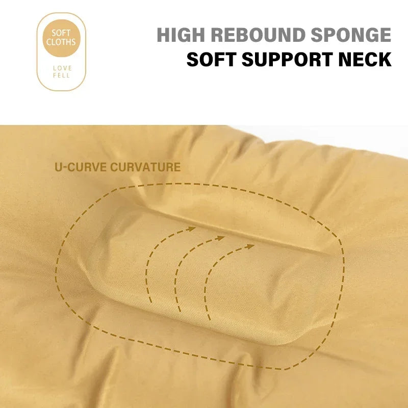 Camping Air Pillow High Rebound Compressible Travel Pillow 3D Ultralight Self Inflating Pillow Home Outdoor Camping Pillow