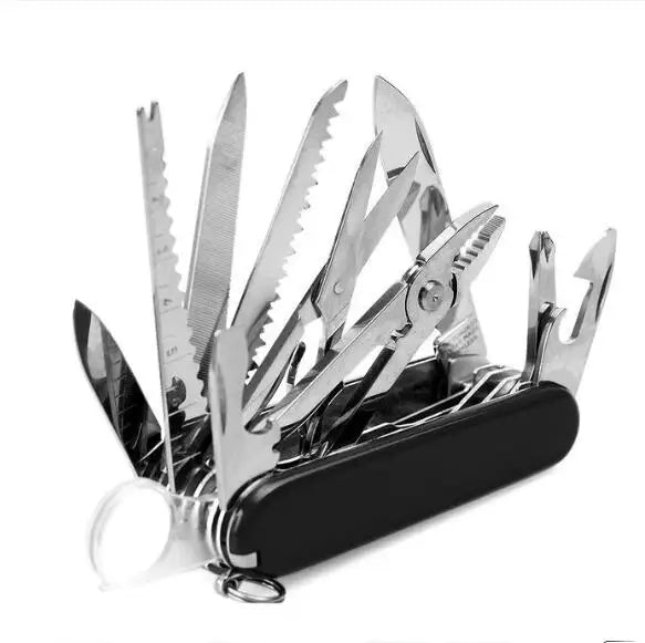 17 in 1 Multi tool Pocket Knife Portable Folding knife Stainless Steel Pocket Camping Pliers Knife Multifunctional Folding Knife