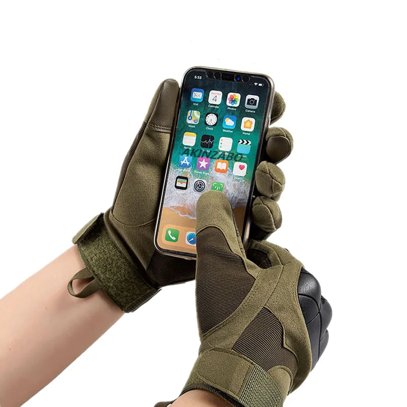 Tactical Gloves Shooting Gloves Touch Design Fitness Protection Sports Motorcycle Hunting Full Finger Walking  Motorcycle Gloves