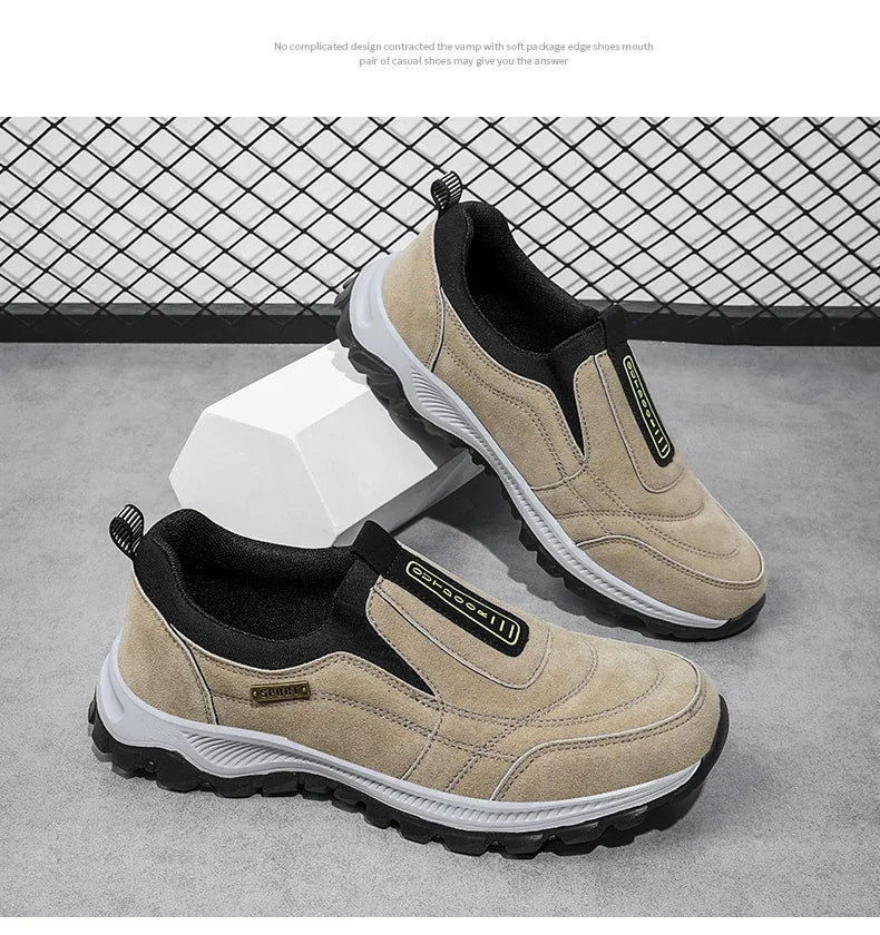 Men's Outdoor Camping, Light Running, Jogging, Leisure Mountaineering, Men's Shoes, Anti Slip Hiking Shoes, Large Size 39-49