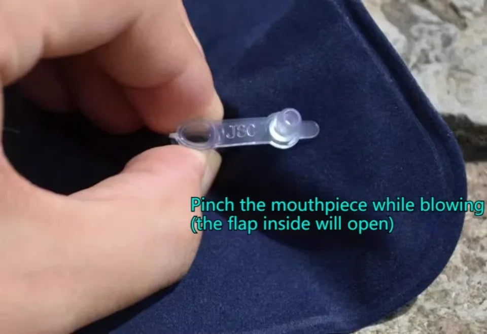 Outdoor Camping Pillows Portable Fold Inflatable Air Pillow Outdoor Pillow Travel Sleeping Ultralight Inflatable Air PVC Pillow