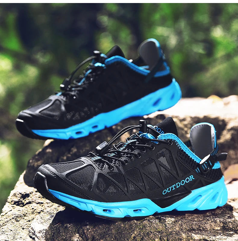Summer Outdoor Trekking Shoes Women Men Hiking Aqua Shoes Finishing Camping Tourism Treking Sneakers Mountain Tracking Wading