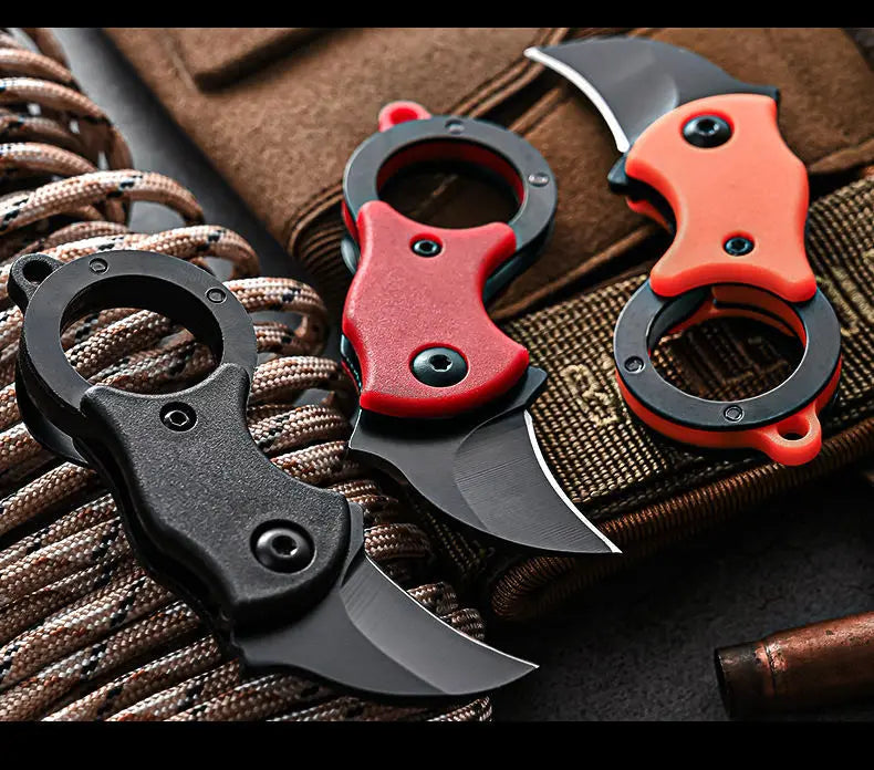 NEW Mini Keychain Pocket Knife Stainless Steel Camping Small Mini Portable Knife Peeler Fixed Blade Multi EDC Tool with Chain